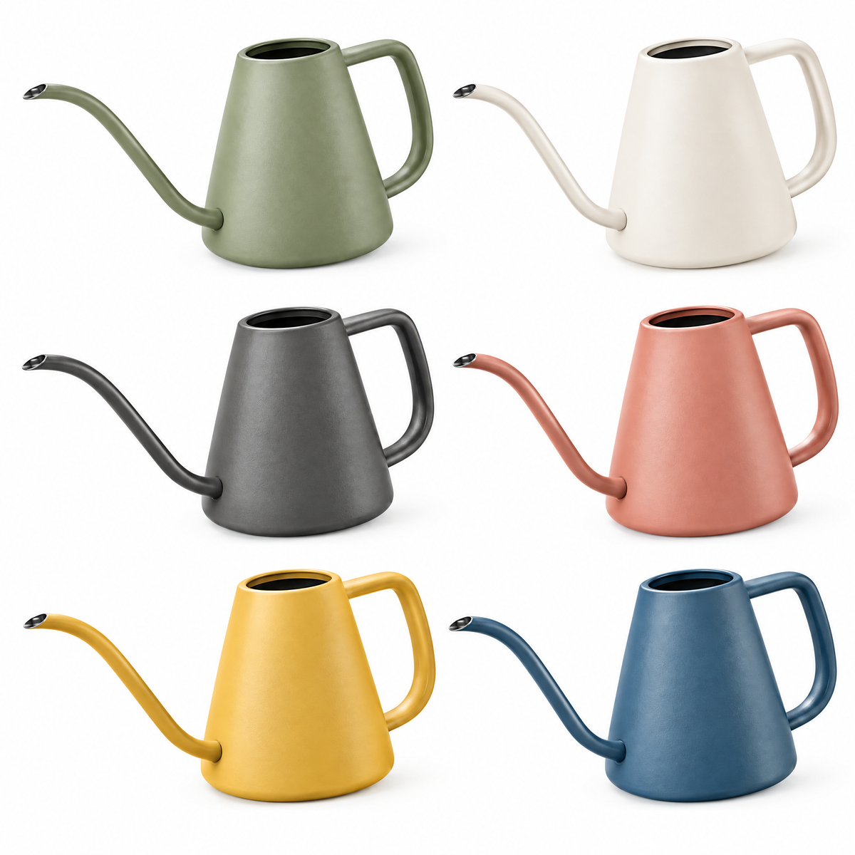 pervinna™ Minimalist Indoor Plant Watering Can — in-use plant care