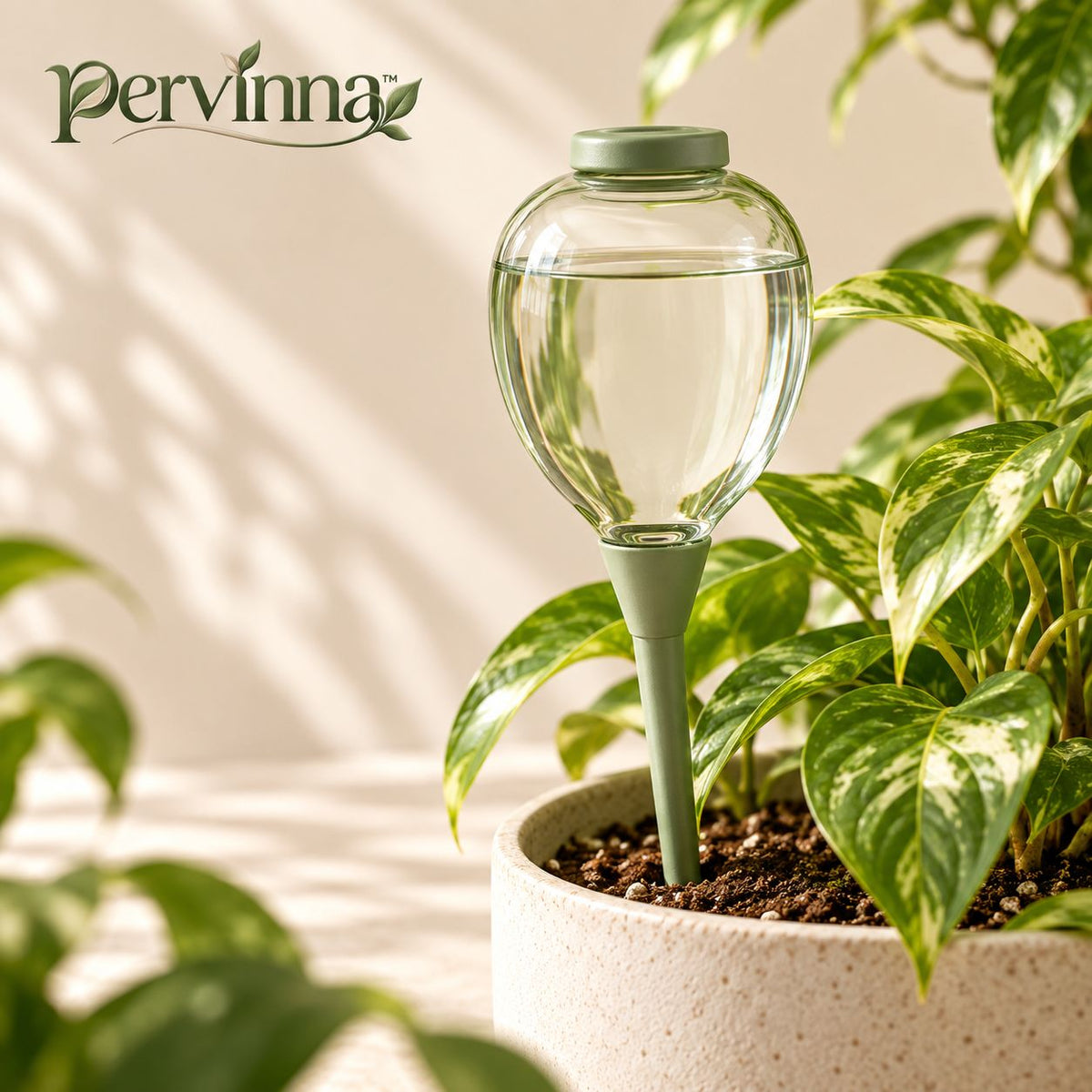 pervinna™ Automatic Drip Watering Spike — main lifestyle view