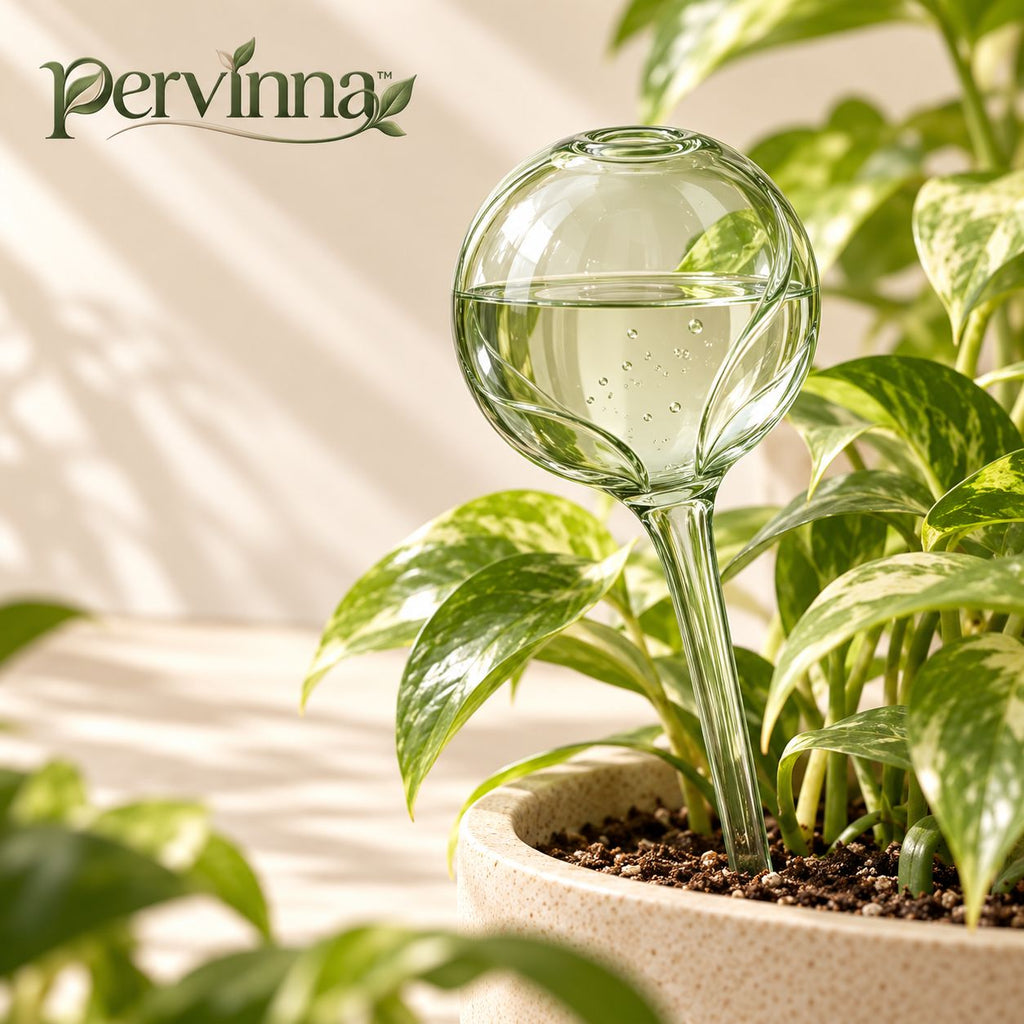 pervinna™ Glass Self-Watering Globe — main lifestyle view