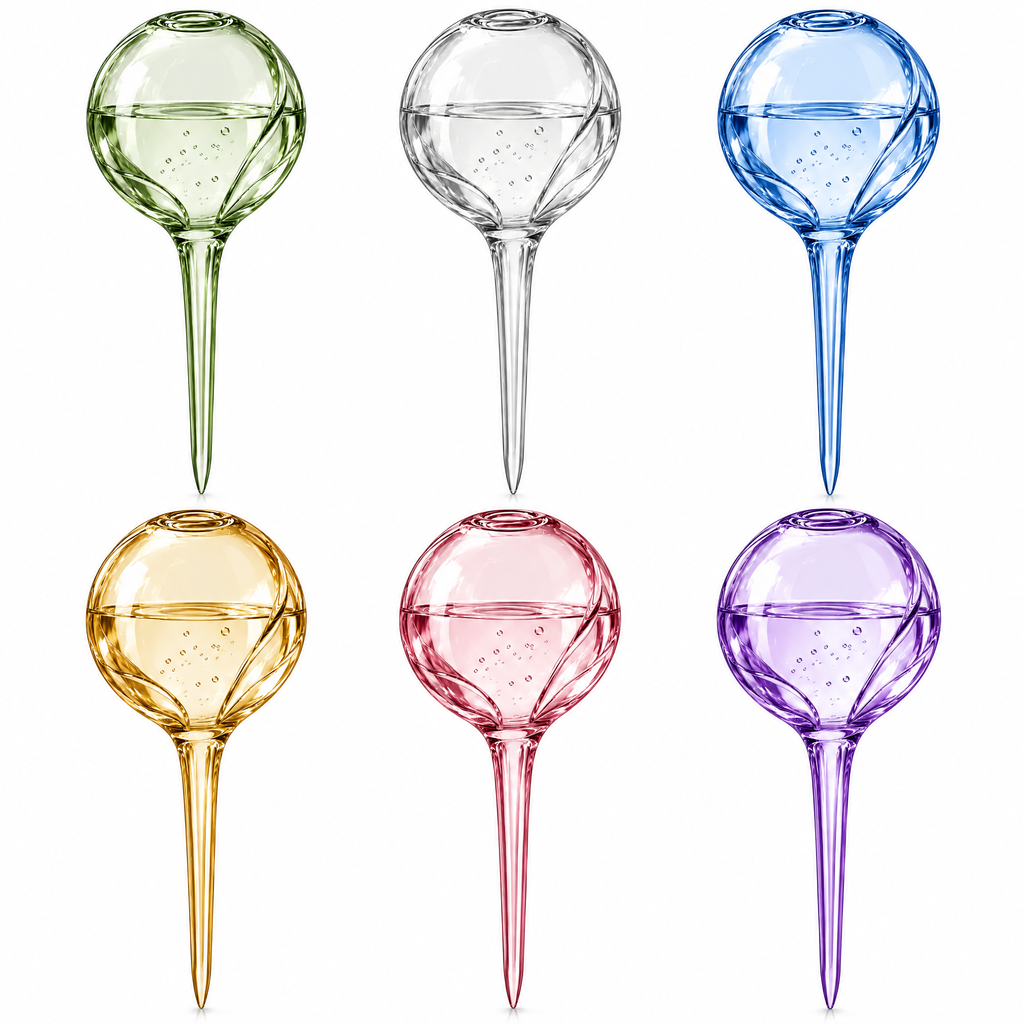 pervinna™ Glass Self-Watering Globe — features and details