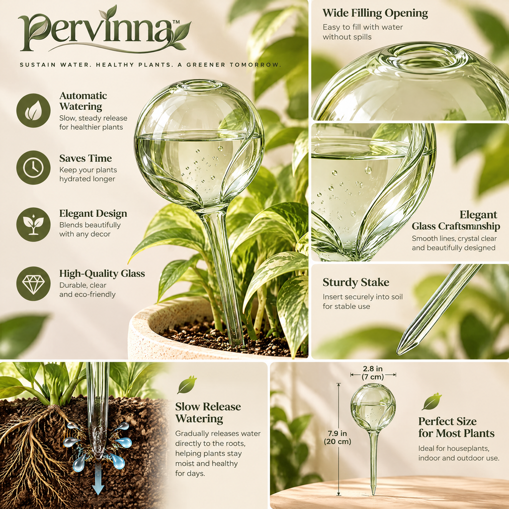 pervinna™ Glass Self-Watering Globe — alternate view