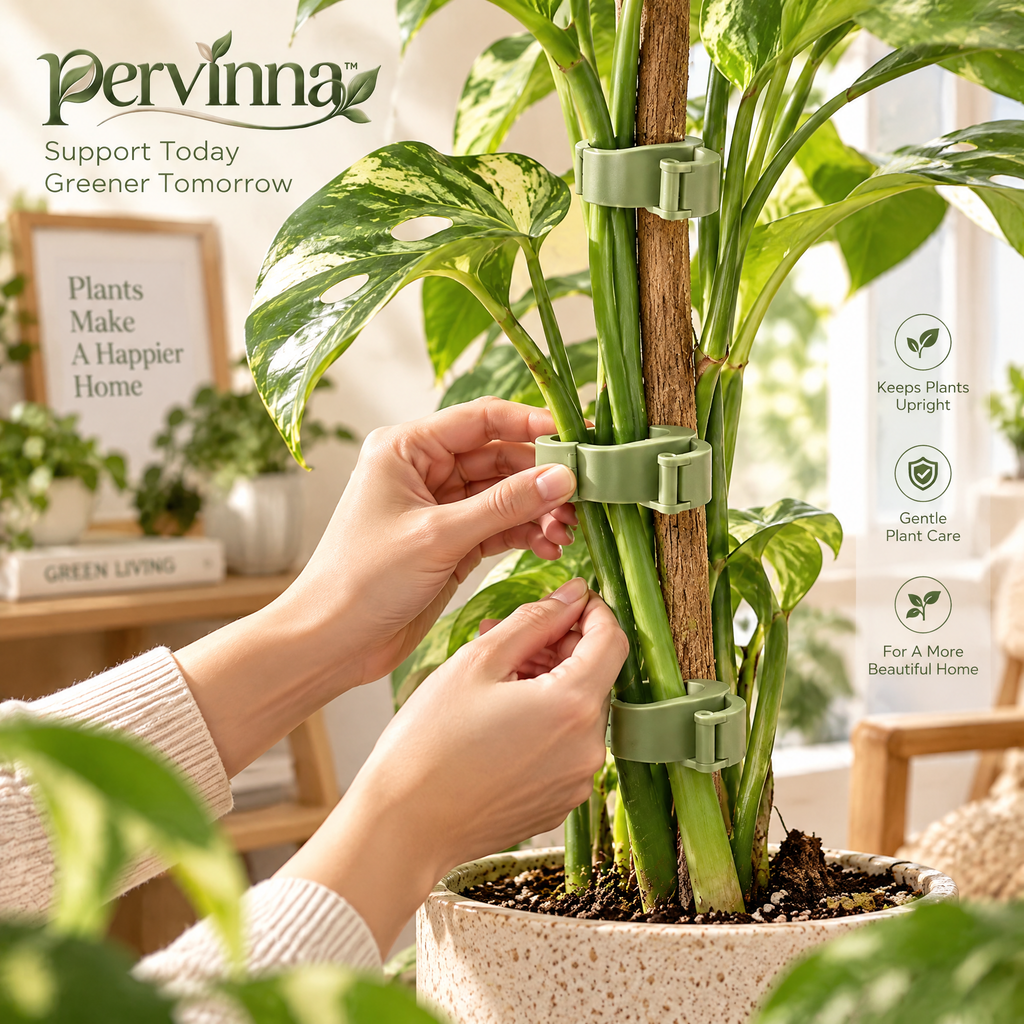 pervinna™ Reusable Plant Support Clips Set — product overview