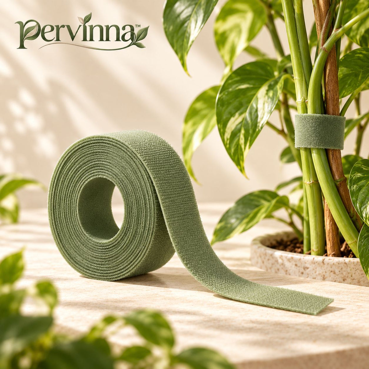 pervinna™ Soft Plant Tie Tape Roll — main lifestyle view