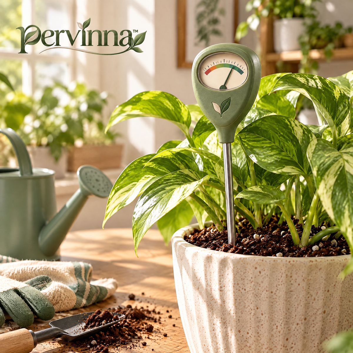 pervinna™ Indoor Plant Soil Moisture Meter — features and details
